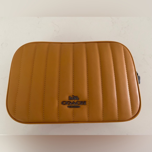 Coach Bags Coach Jes Crossbody With Linear Quilting In Yellow With